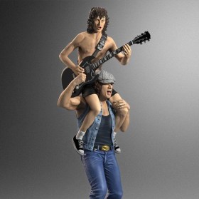 Angus & Brian AC/DC Rock Iconz 1/9 Statue by Knucklebonz
